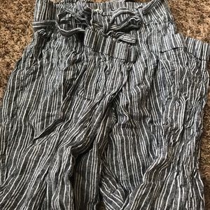 Striped dress pants